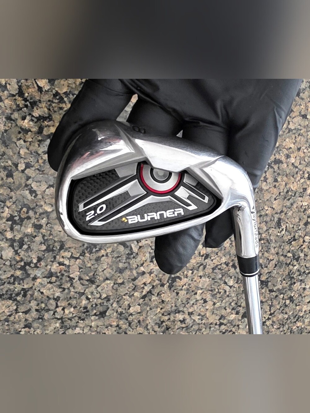Taylormade Golf Burner 2.0 single 8 iron steel shaft 85 R-Flex right Handed 36.5